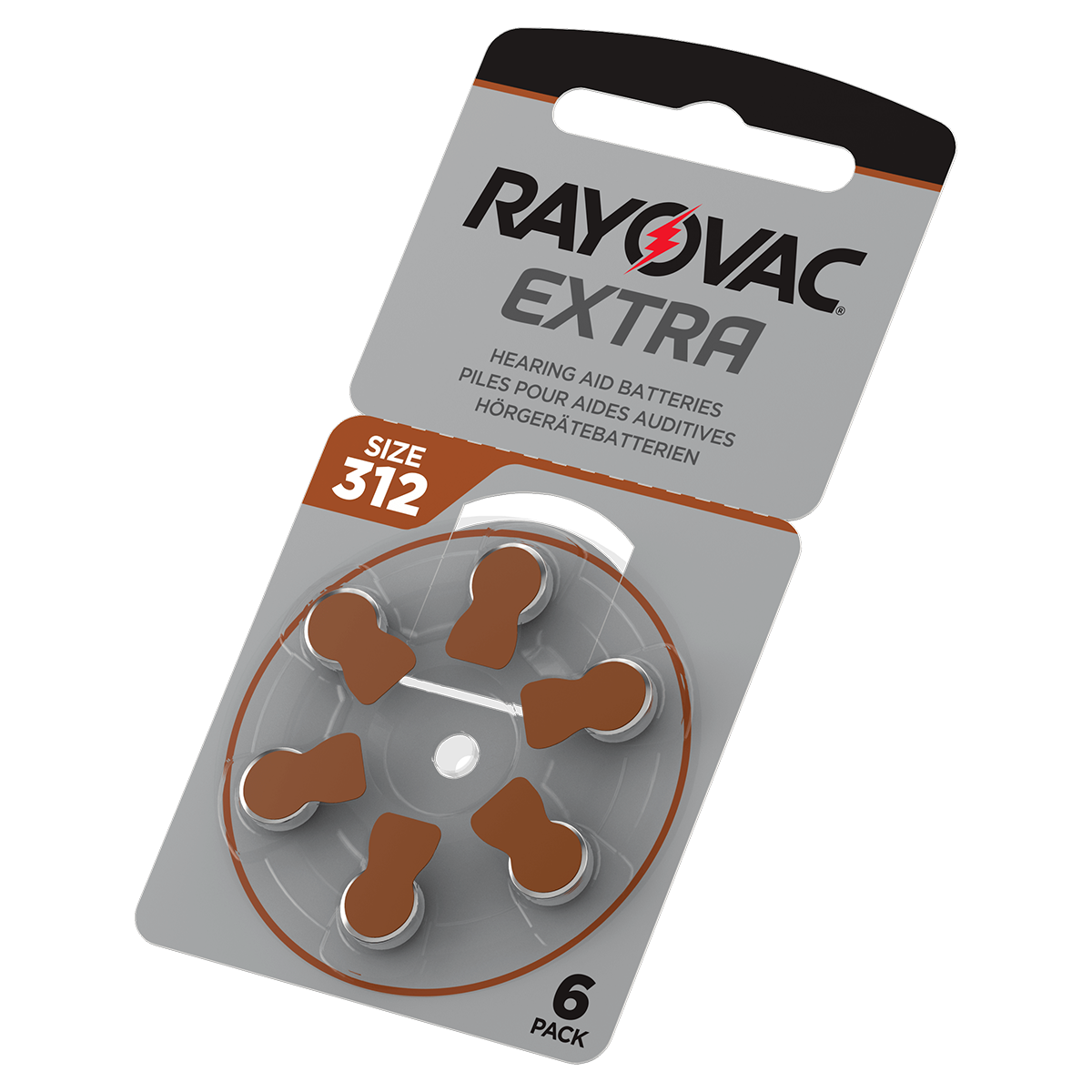 Rayovac Exrta 312 ( 6 batteries ) – Rayovac